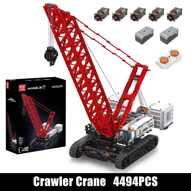 Mould King 17046 RC Wacker 16000 Crawer Crane - Building Kit - Sofhome