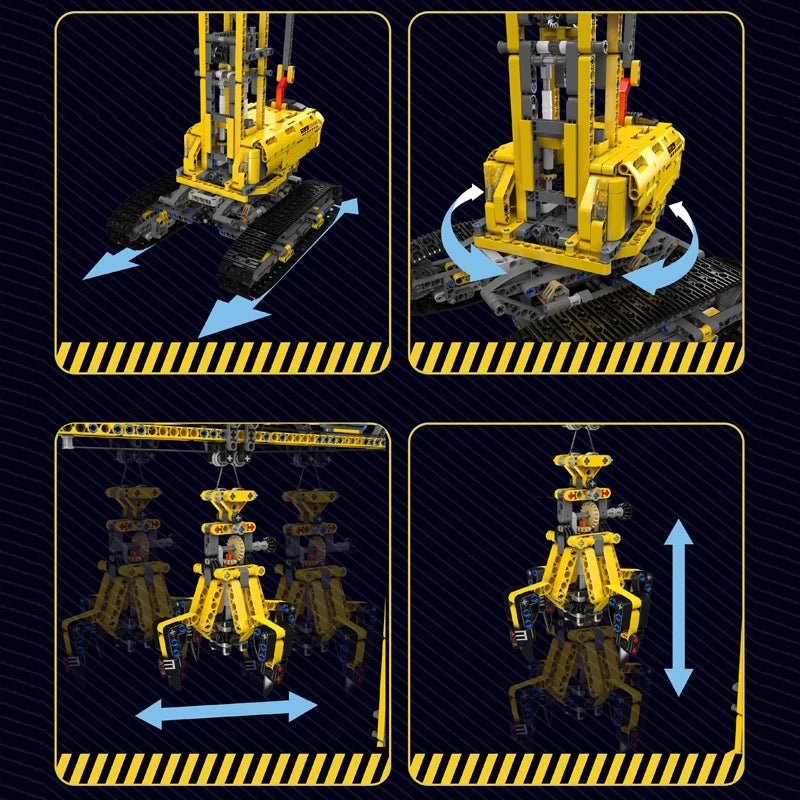 Mould King 17059 RC Crawler Crane - Sofhome