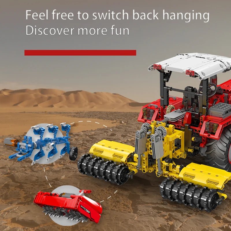Mould King 17064 RC Motorized Agricultural Tractor Building Set - Sofhome