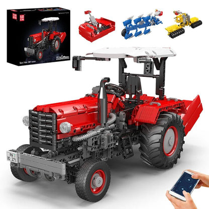 Mould King 17064 RC Motorized Agricultural Tractor Building Set - Sofhome