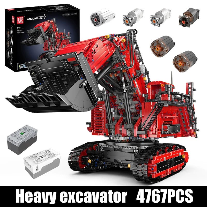 Mould King 17070 17071R 9800 RC Excavator - Technic Building Blocks Set - Sofhome