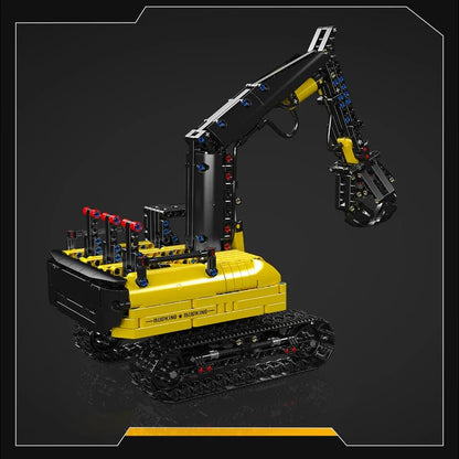 Mould King 17077 Hydraulic Log Grapple Engineering Truck Building Blocks - Sofhome