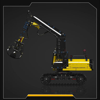 Mould King 17077 Hydraulic Log Grapple Engineering Truck Building Blocks - Sofhome