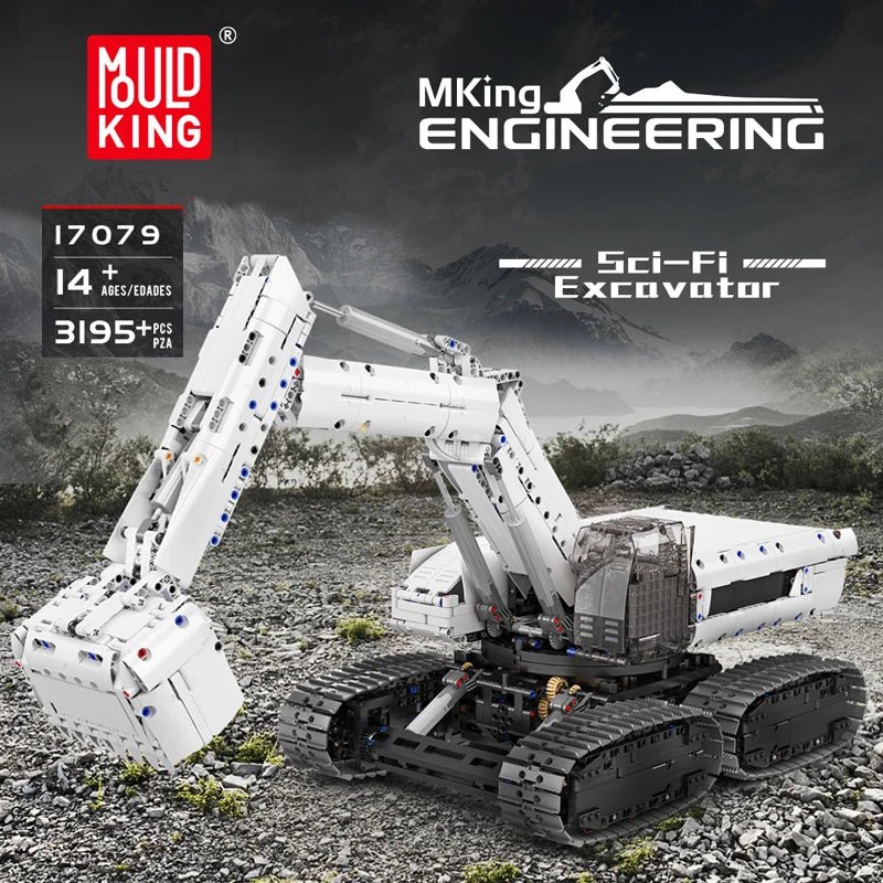 Mould King 17079 RC Sci - Fi Excavator - Technical Building Block Set - Sofhome
