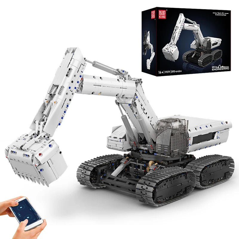 Mould King 17079 RC Sci - Fi Excavator - Technical Building Block Set - Sofhome