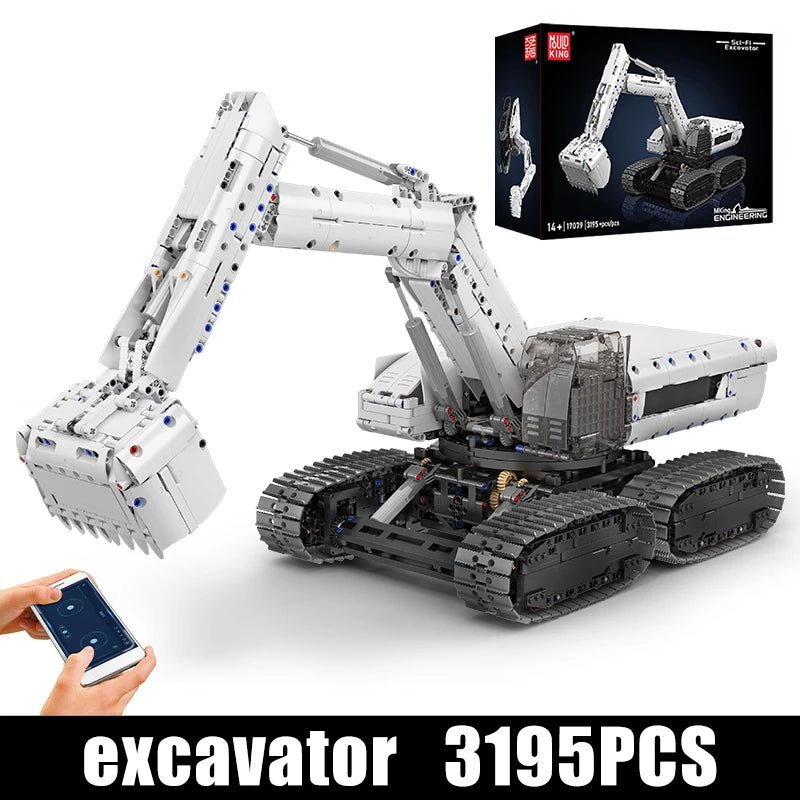 Mould King 17079 RC Sci - Fi Excavator - Technical Building Block Set - Sofhome