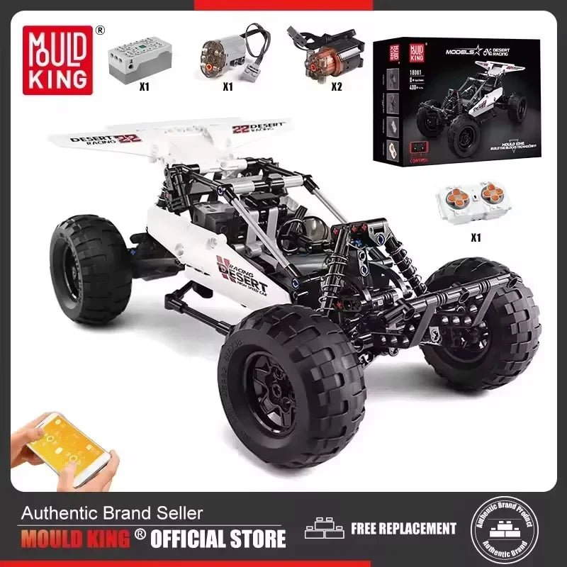 Mould King 18001 PF Buggy 2 - RC Desert Racing Building Blocks - Sofhome
