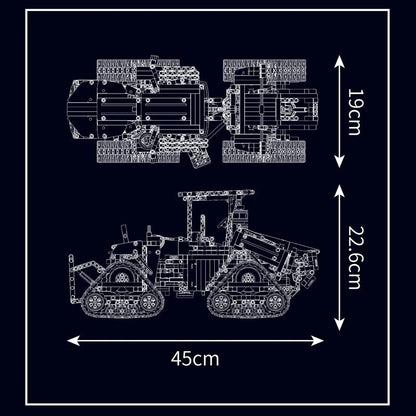 Mould King 18020 RC Pneumatic Crawler Tractor - Sofhome