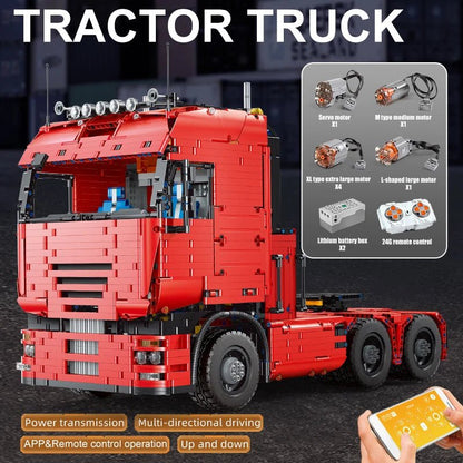Mould King 19005 RC Tractor Truck - Building Blocks Set - Sofhome