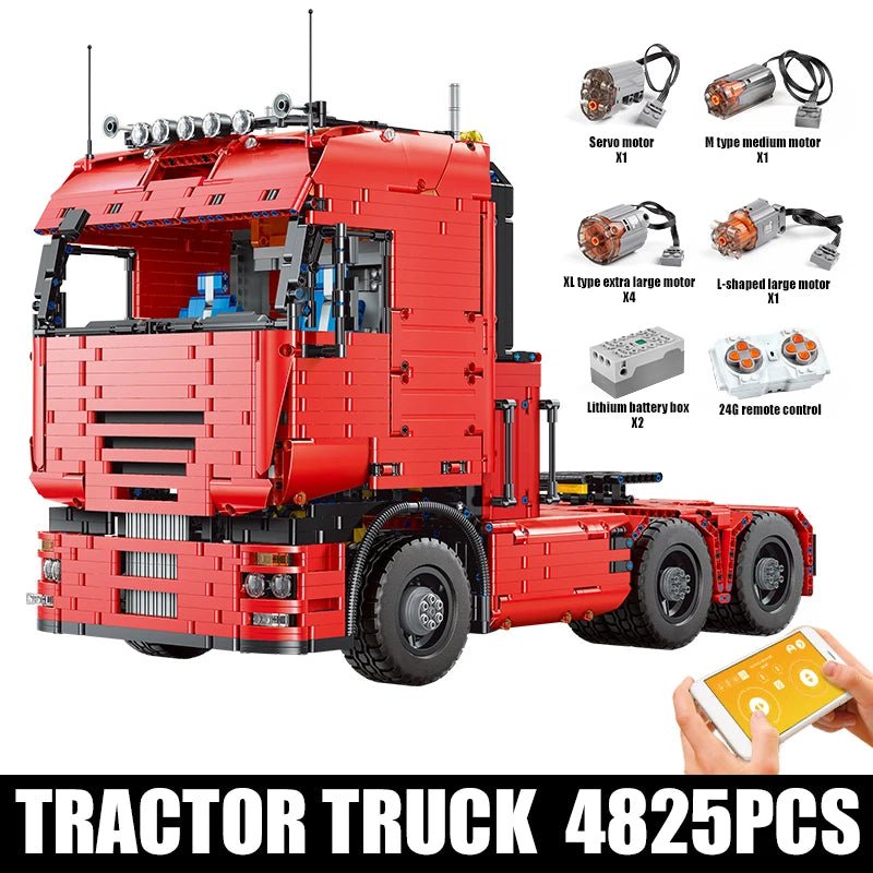 Mould King 19005 RC Tractor Truck - Building Blocks Set - Sofhome