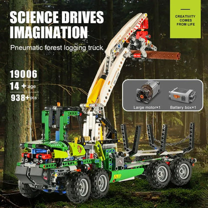 MOULD KING 19006 Pneumatic Forest Machine Truck - Sofhome
