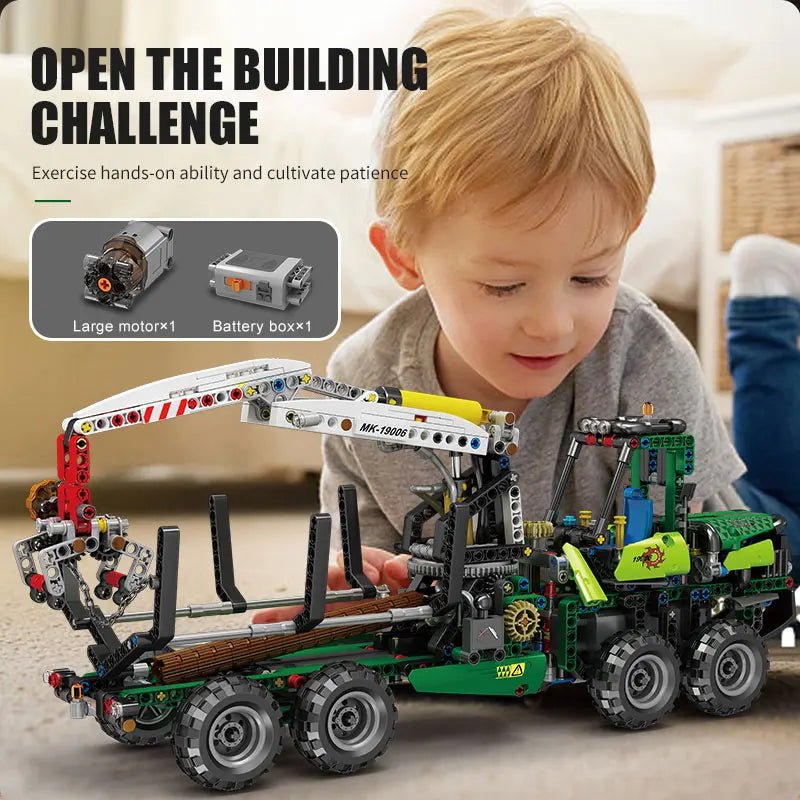 MOULD KING 19006 Pneumatic Forest Machine Truck - Sofhome
