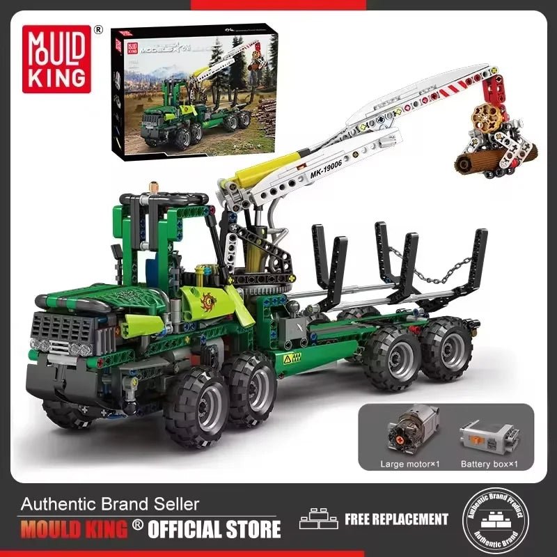 MOULD KING 19006 Pneumatic Forest Machine Truck - Sofhome