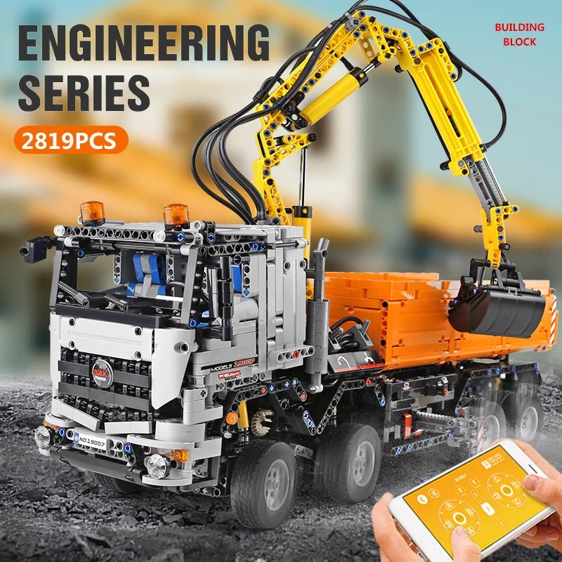 Mould King 19007 RC Pneumatic Truck MOC - 24674 - Sofhome