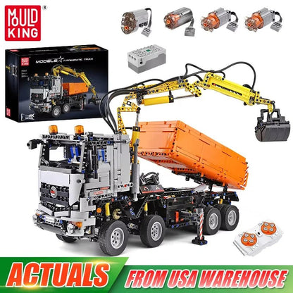 Mould King 19007 RC Pneumatic Truck MOC - 24674 - Sofhome