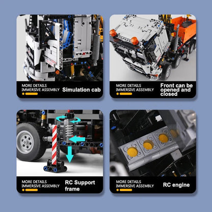 Mould King 19007 RC Pneumatic Truck MOC - 24674 - Sofhome