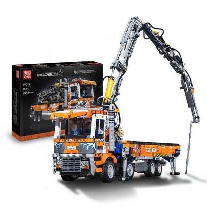 Mould King 19014 Pneumatic Concrete Pump Truck - Sofhome