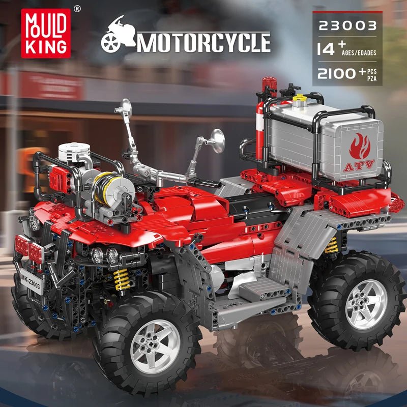 Mould King 23003 RC Fire ATV - Technical Building Block Set - Sofhome