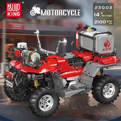 Mould King 23003 RC Fire ATV - Technical Building Block Set - Sofhome