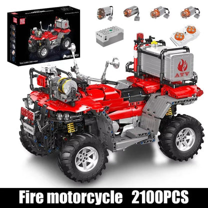 Mould King 23003 RC Fire ATV - Technical Building Block Set - Sofhome
