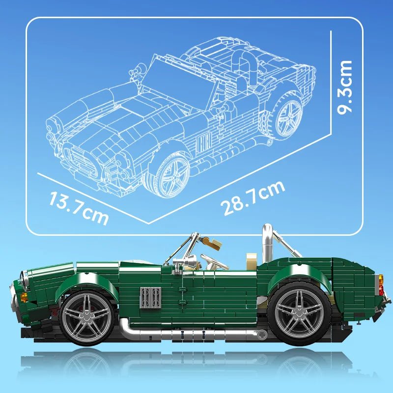 Mould King AC Cobra 10228 - Vintage Sports Car Building Blocks - Sofhome