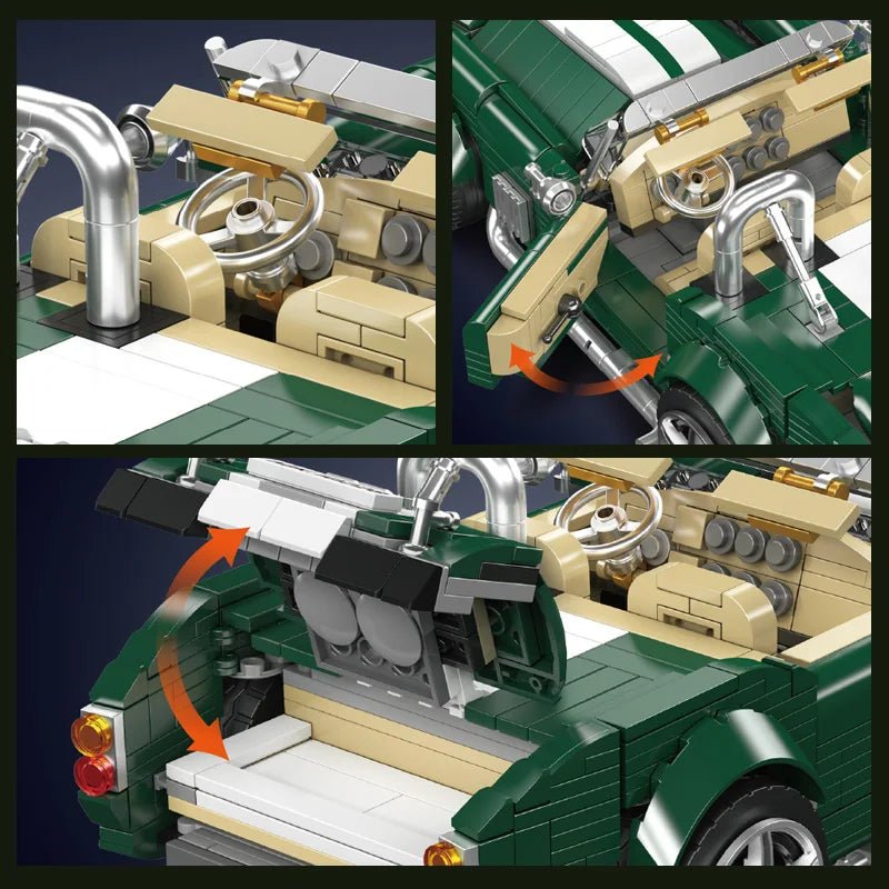 Mould King AC Cobra 10228 - Vintage Sports Car Building Blocks - Sofhome
