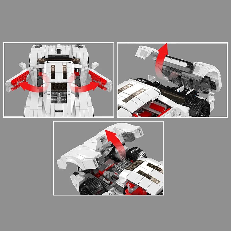 Mould King Utopia 10196 - Super Racing Car Building Block Set - Sofhome