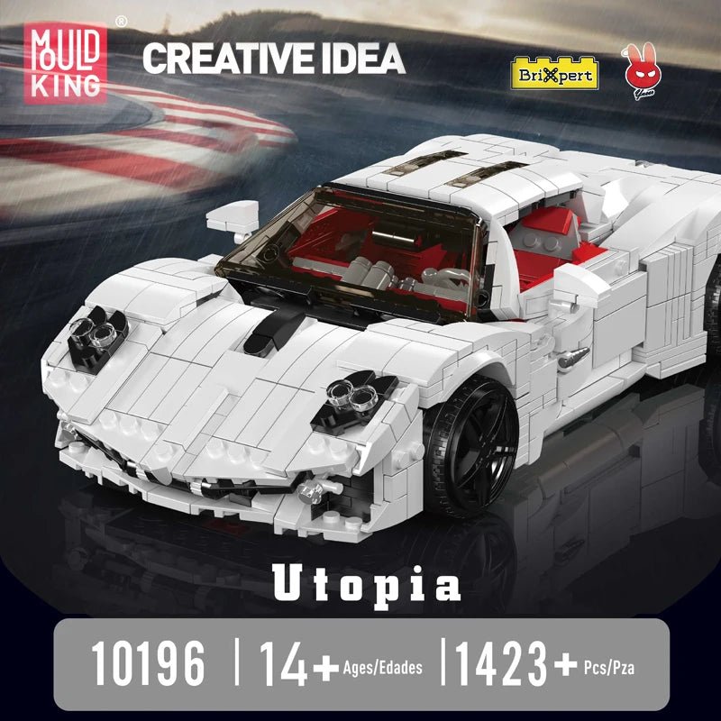 Mould King Utopia 10196 - Super Racing Car Building Block Set - Sofhome